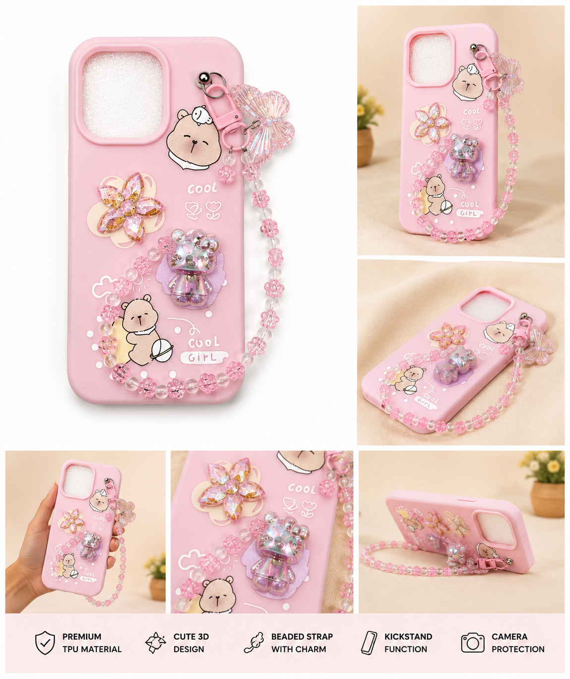 Pink Cute iPhone Case