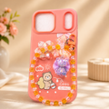Orange charm phone case